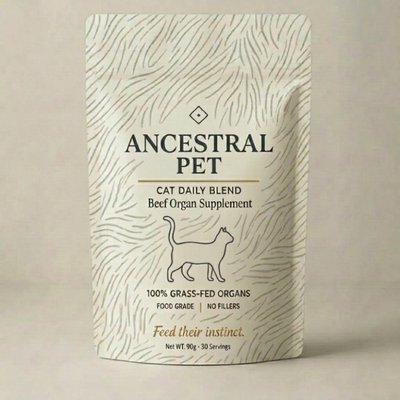 Beef Organ Blend for Cats for a shinier coat, more energy & healthy heart