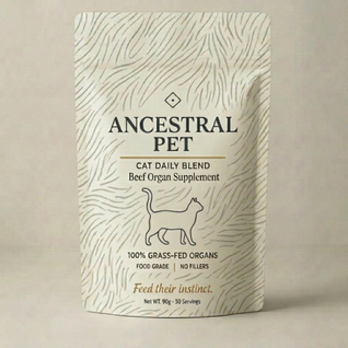 Beef Organ Blend for Cats for a shinier coat, more energy & healthy heart