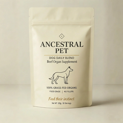 Beef Organ Blend for Dogs for a shinier coat, more energy & stronger immunity
