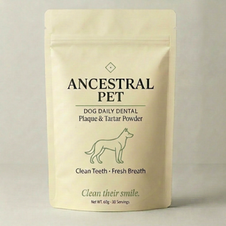 Dental Powder for Dogs for fresh breath, clean teeth & less tartar